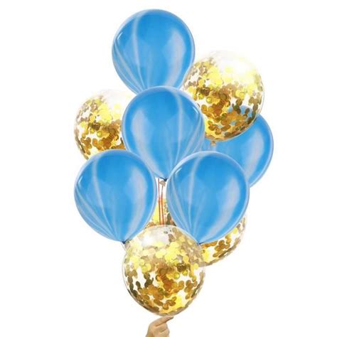 10pcs Ballons Anniversaire Ballon De Confettis Paillette Pour Mariage