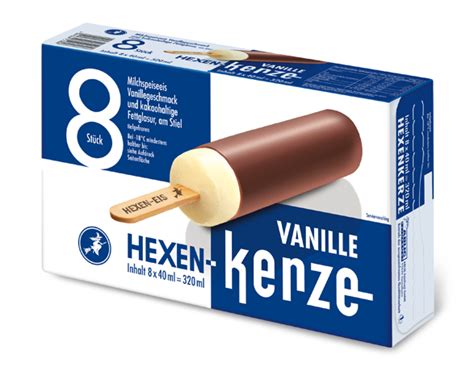 8 Hexen Kerzen Vanille Hexen Eis