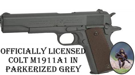 OFFICIALLY LICENSED COLT M1911A1 IN PARKERIZED GREY AS SEEN IN CALL OF