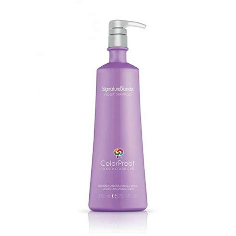 ColorProof Violet Shampoo Signature Blonde 25 3 Oz With Colored Protection Walmart
