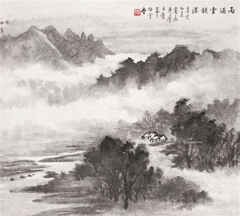 黄君璧 雨过云犹湿《小雅撷珍》第四期书画拍卖会广东小雅斋拍品价格图片拍卖专场拍卖会预展拍卖会结果卓克拍卖频道