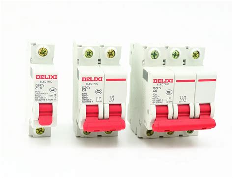 Miniature Circuit Breaker Dz S Delixi Mcb Pole Pole Pole C