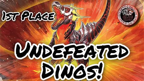 1st Place UNDEFEATED DINO Deck Profile In Depth Explanation Play