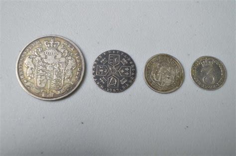 Lot 212 - Four Georgian coins