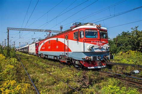 Electroputere Electric Locomotive From Cfr 470 Series Orient Express