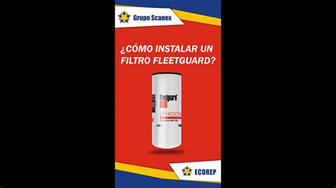 Instalación de filtros Fleetguard YouTube