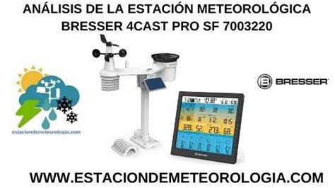 BRESSER 4CAST PRO SF 7003220 nueva e innovadora estación meteorológica