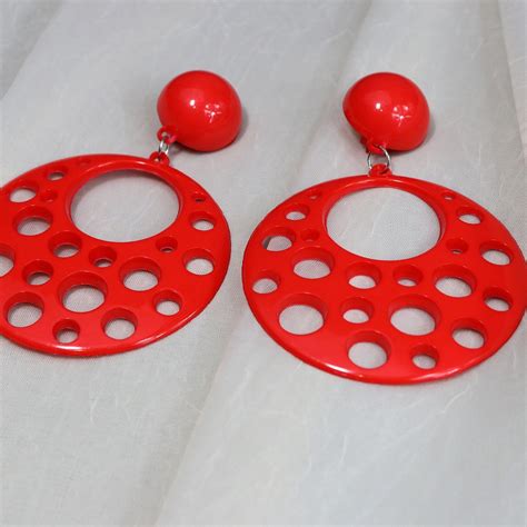 Lightweight Flamenco Earrings Large Flamenco Hoop Earrings