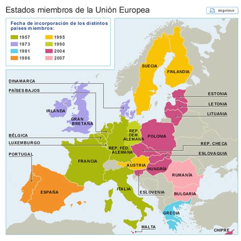 Mapa Interactivo De La Union Europea Actualizado Junio 2024