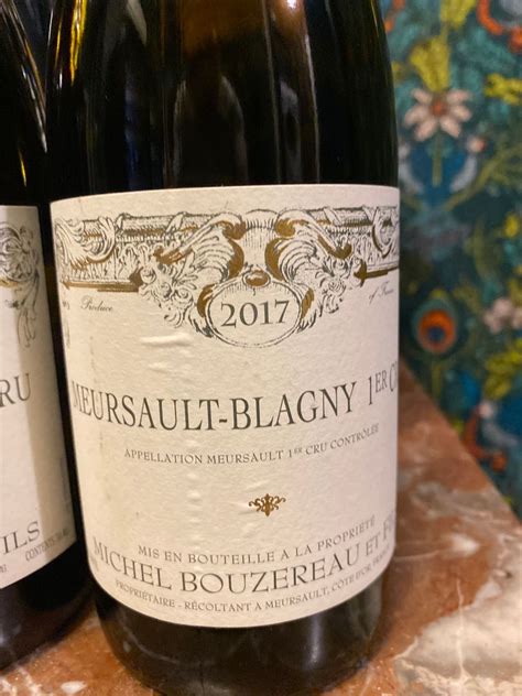 2017 Michel Bouzereau Et Fils Meursault 1er Cru Blagny France