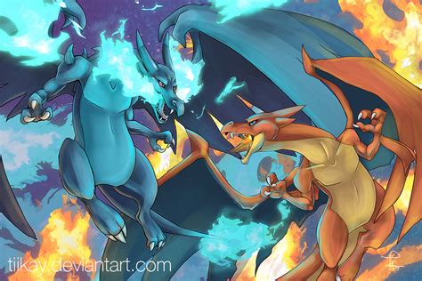 Mega Charizard X+Y by tiikay on DeviantArt