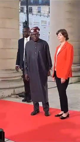 President Bola Tinubu Arrives At Venue Of Paris Summit For New Global