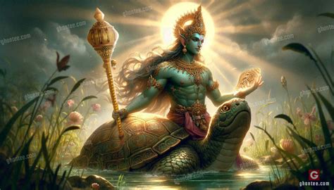 Vishnu Kurma Avatar Desktop Wallpaper Ghantee