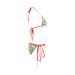 Cute Tropical Watercolor Flowers Custom Bikini Swimsuit ID D682096