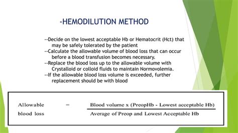 Blood Loss Estimation Ppt