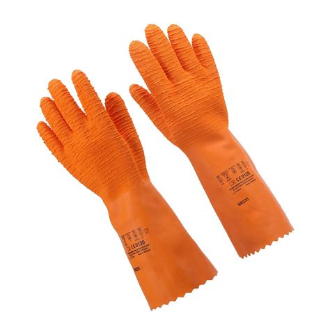 Guantes protectores guantes de caucho natural reutilizables