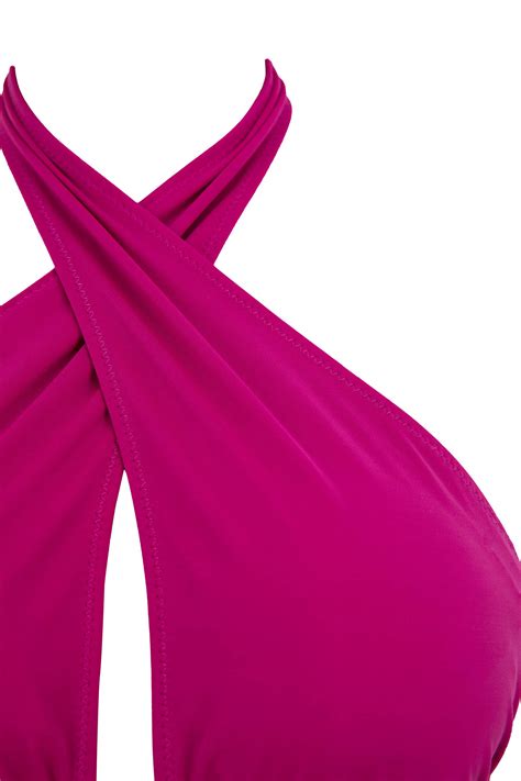 Pembe Kadın Boyundan Bağlamalı Bikini Üstü DeFacto