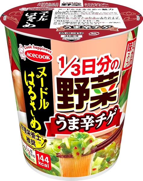 Amazon エースコック ヌードルはるさめ 13日分の野菜 うま辛チゲ 44g×6個 エースコック スープ 通販