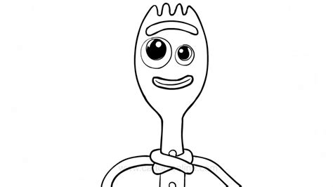 Como Dibujar A Forky De Toy Story Paso A Paso Youtube