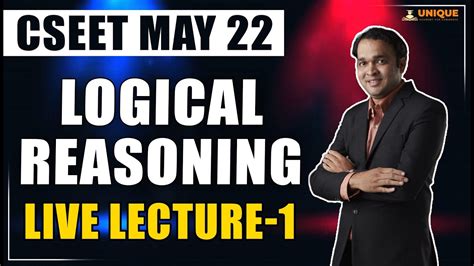 Cseet Video Lecture Logical Reasoning Lecture Cseet Online Classes