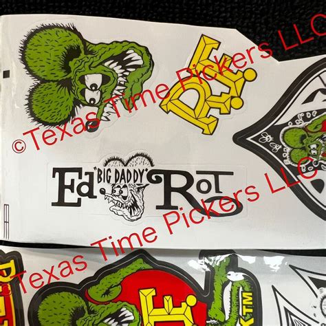 Rat Fink Mouse Ed Big Daddy Roth Hot Rod Art Vinyl Decal Sticker Car Truck EBay