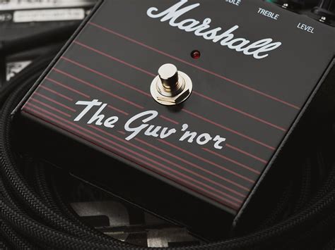 Marshall The Guv’nor: a faithful reissue of their first overdrive pedal