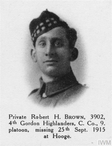 Private Robert H Brown Imperial War Museums