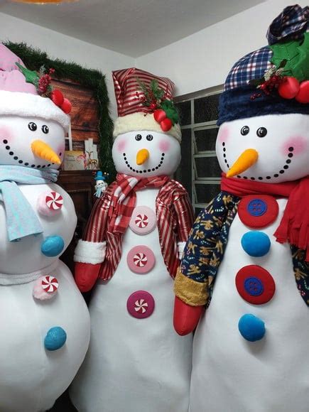 Boneco De Neve Gigante No Elo Ginezalessandra Ab