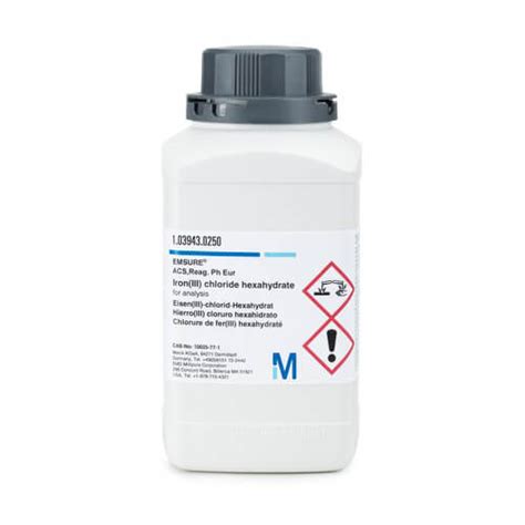 Ferric Chloride Hexahydrate Gm Merck Germany Lab Asia Science And