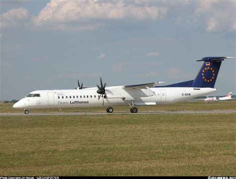 Bombardier Dhc 8 402 Q400 Team Lufthansa Augsburg Airways Aviation Photo 0375561