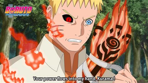 Bandage On Narutos Hand Was Opened Kurama Legacy Awaken To Become