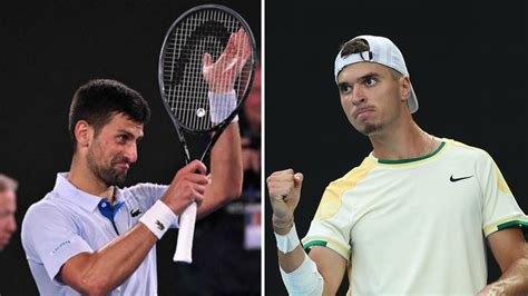 Australian Open Day 1 Results Novak Djokovic Defeats Dino Prizmic