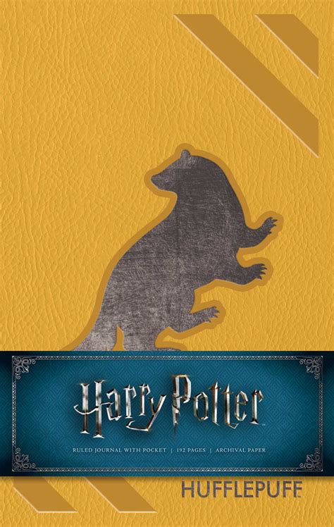 Harry Potter Hufflepuff Hardcover Ruled Journal Book By Insight