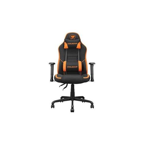 Cadeira Gamer Cougar Fusion Sf 2D Preta Orange Cadeira Gamer