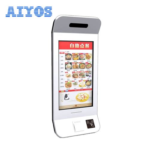 Black White Nfc Camera Auto Ordering Machine Intelligent Interactive