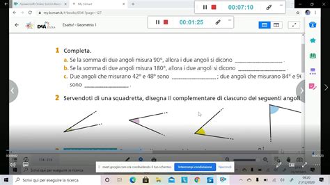 Classe I Lezione Del Angoli Complementari Supplementari E