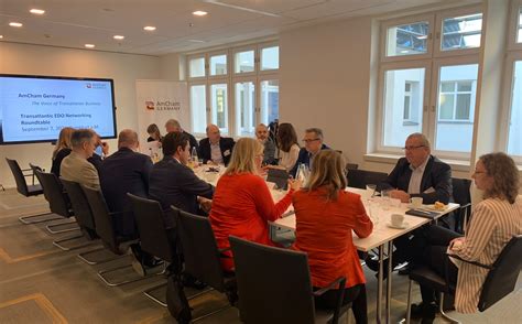 Transatlantic Networking Roundtable For Economic Development