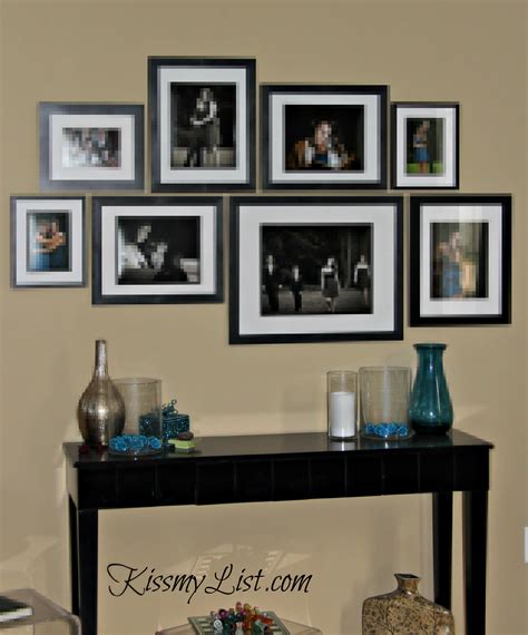 How to make a wall photo arrangement | Kiss my List