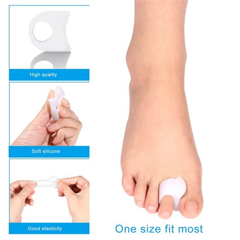 Walfront Silicone Gel Bunion Toe Corrector Orthotics Straightener