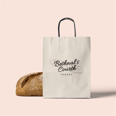 Bakery Brand Paper Bag Mockup — Mockup Zone