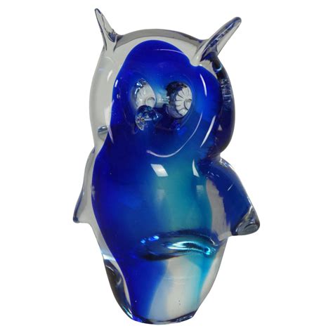 Fabulous Murano Glass Owl Italy At Stdibs