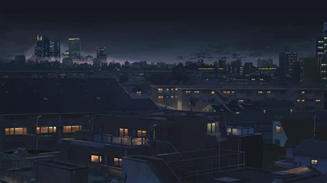 Anime City Night Scenery Wallpapers - Top Free Anime City Night Scenery ...