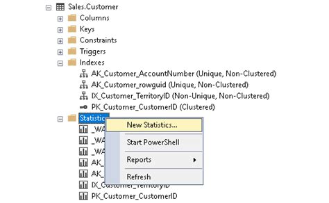 Sql Server Update Statistics Using Database Maintenance Plans Coding