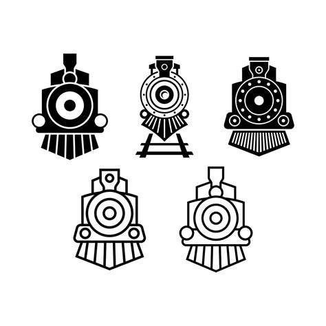 Set Of Locomotive Icon Illustration Design 46976349 Vector Art At Vecteezy