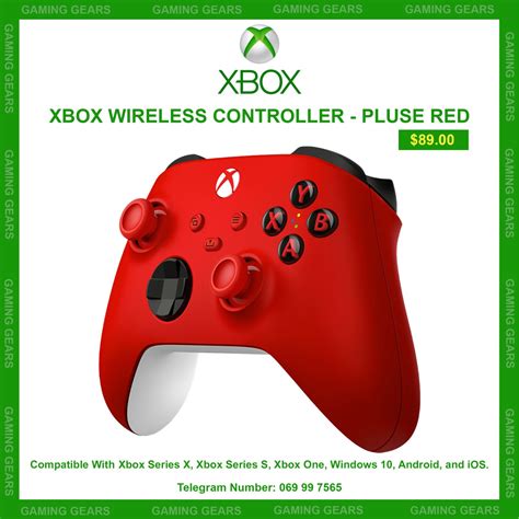 XBOX WIRELESS CONTROLLER PLUSE RED - Gaming Gears - Best Gaming Gears ...