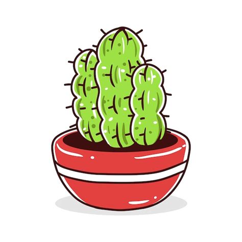 Ilustraci N Vectorial De Elementos De Cactus Suculentos Vector Premium