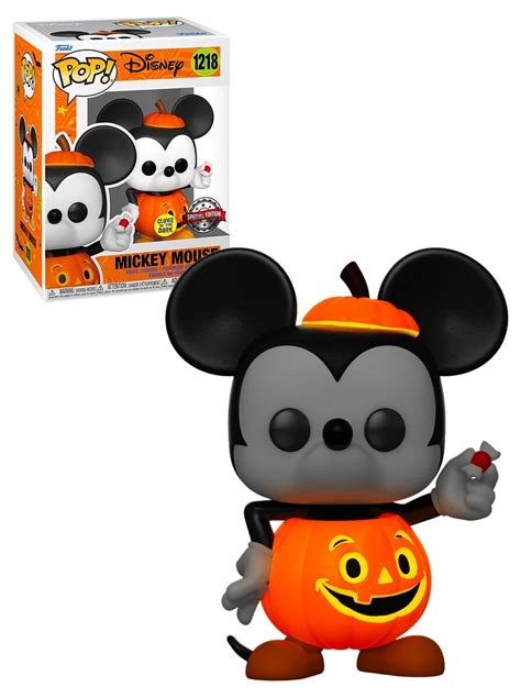 Funko Pop Disney Halloween 1218 Mickey Trick Or Treat Glow In The