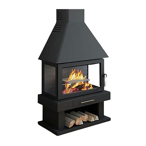 Chimenea de leña Bronpi HUESCA 11 kW