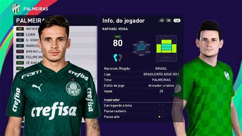 Editar Face Habilidades Raphael Veiga Palmeiras Pes Usando Copiar