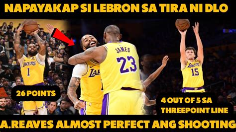 GRABE ANG SHOOTING NA ITO NG LAKERS AT ANG LAKAS PA SA DEPENSA WALA